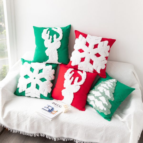 Home Christmas Atmosphere Decorative Pillow Covers - Image 7