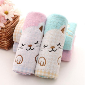 Cute Kitty Cotton Hand Towel