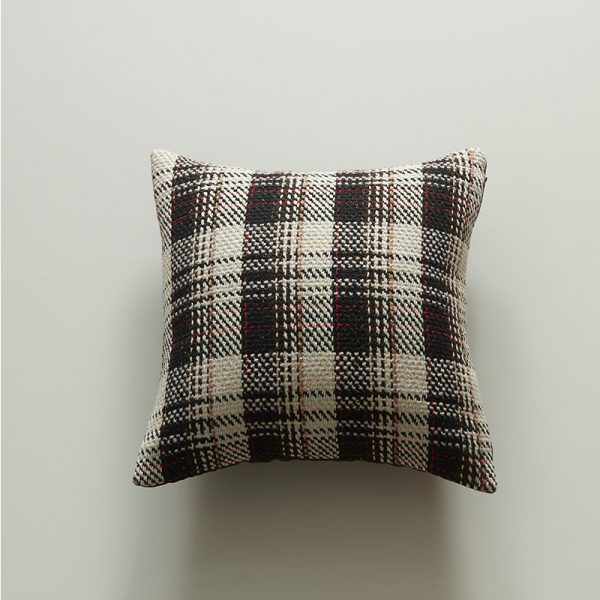 Home Fashion Christmas Wool Plaid Pillowcase - Image 5