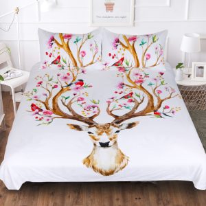 Flowers Antler Sheet Set