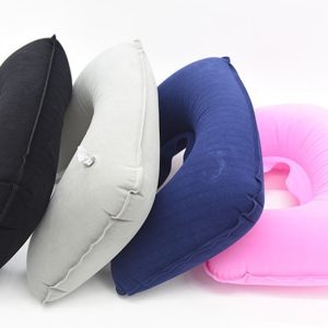 Inflatable U-shaped neck pad