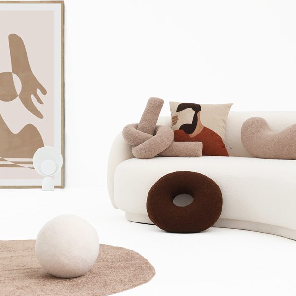 Lamb Plush Sofa Pillow Cushion Ins Living Room