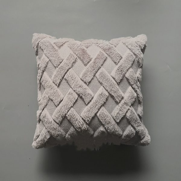 Japanese Original Wood Style Mid-vintage Tassel Cushion Cover Bedside Knitted Cushion - Image 6