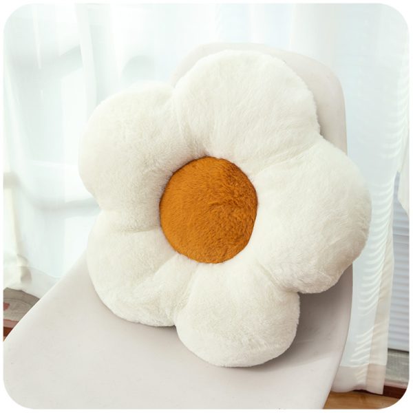 Fluffy Flower Seat Cushion Butt Cushion Sofa Bay Window Bedroom Floor Chair Throw Pillow Office Chair Cushion Back Against - Image 5