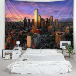 City landscape tapestry