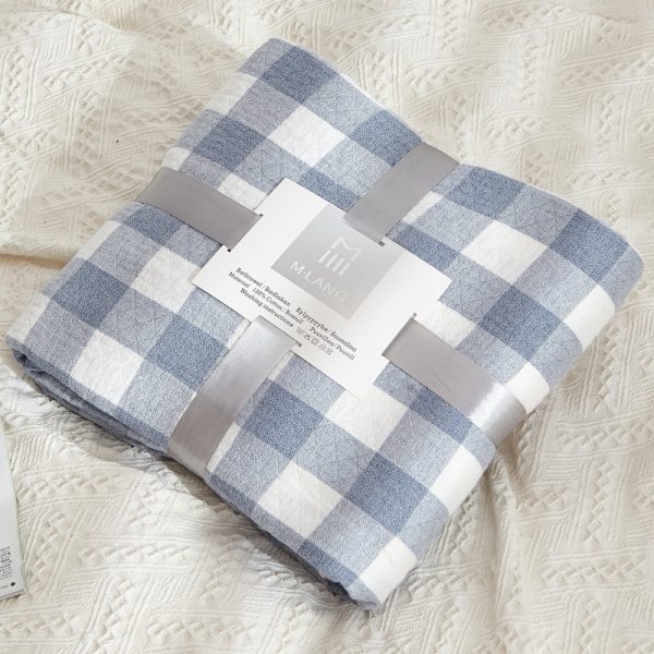 Pure Cotton Gauze Air Conditioning Sofa Blanket - Image 3