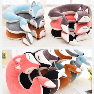 Fox U-shaped pillow