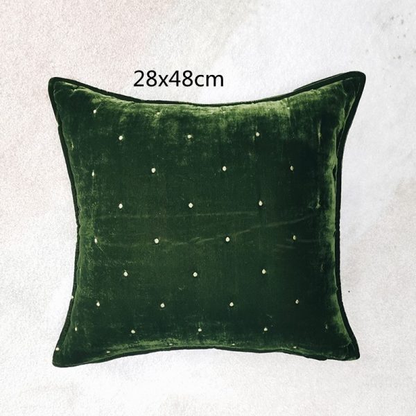 High Appearance Level Retro Brocade Throw Pillow Waist Pillow Back Pillow Cover - Image 8