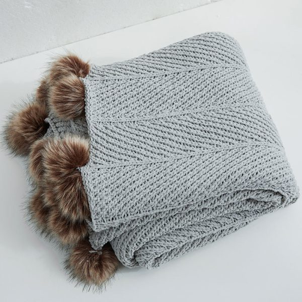 Hairball Chenille Super Soft Office Nap Blanket - Image 3