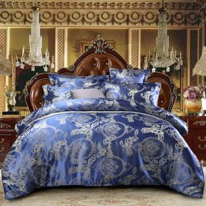 Four-Piece Cotton Satin Jacquard Quilt Cover Bedding