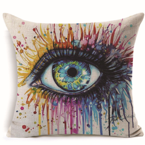 Eye Painting Pillow Case