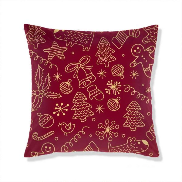 Home Christmas Print Pillow Cushion Cover - Image 20