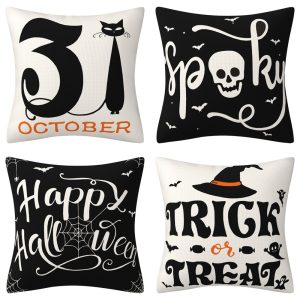 Halloween Pillow Cover Home Decoration Linen Cushion