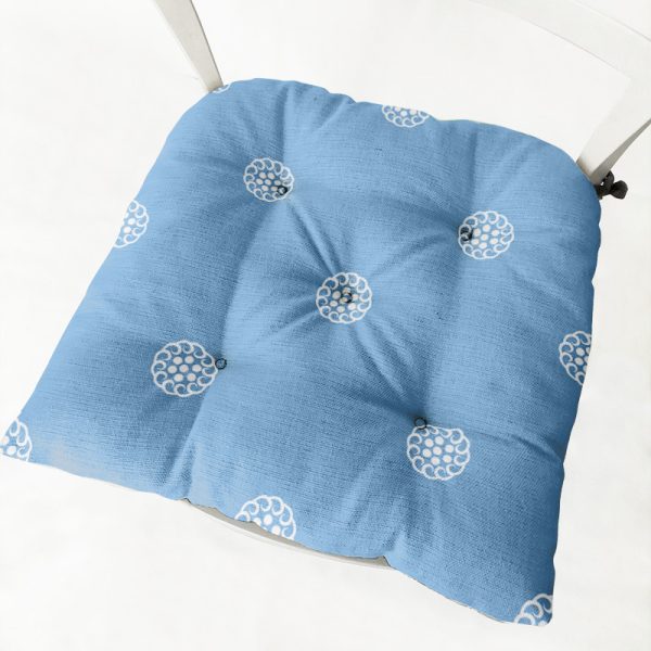 Home Round Square Chair Cushion Cotton Linen - Image 12