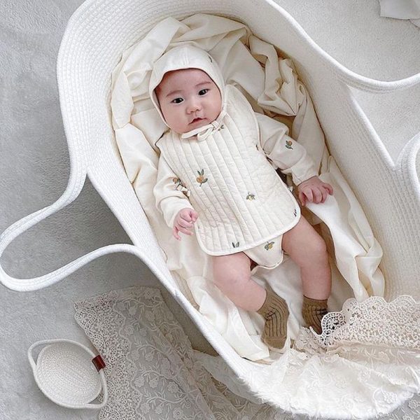 Newborn Cotton Rope Woven Carrying Basket Portable - Image 4