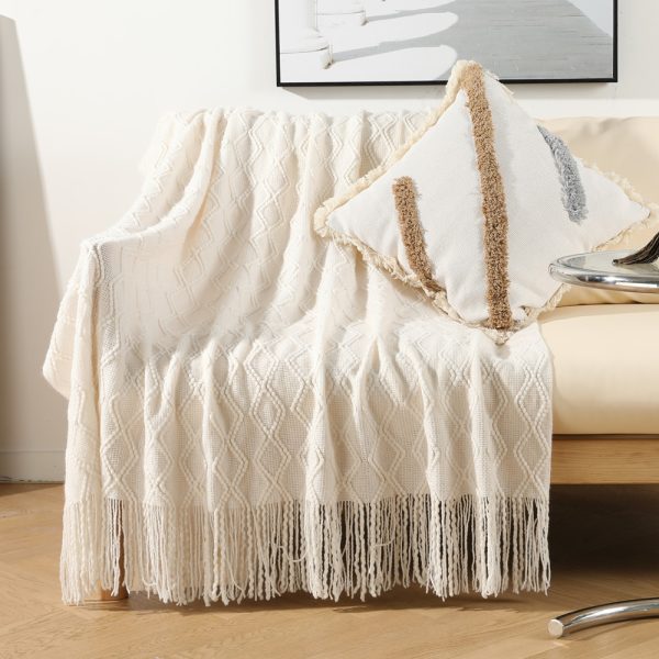 Nordic Office Nap Sofa Cover Knitting  Blanket - Image 8