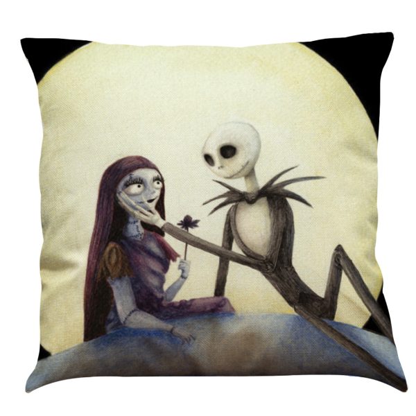 Halloween Cotton Linen Sofa Car Cushion Pillowcase - Image 35