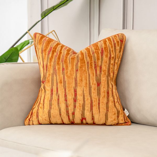 Modern American Jacquard Velvet Fabric Pillowcase - Image 9