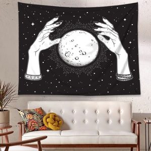 Lunar decorative tapestry