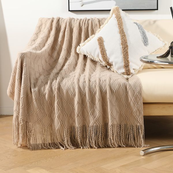 Nordic Office Nap Sofa Cover Knitting  Blanket - Image 5