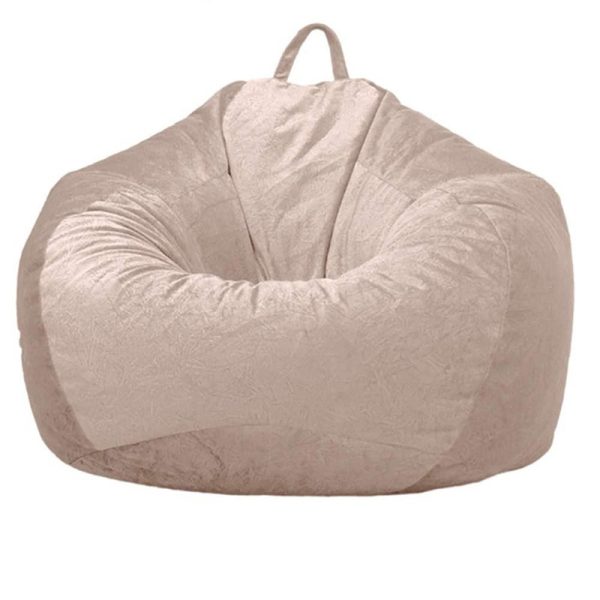 Lazy Sofa Bean Bag Cloth Cover Tatami Short Velvet No Filler Home Toy Storage - Image 3