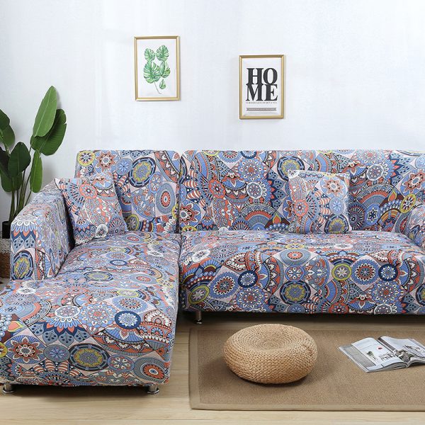 Home Fashion Stretch Print Modular Sofa Cover - Image 25