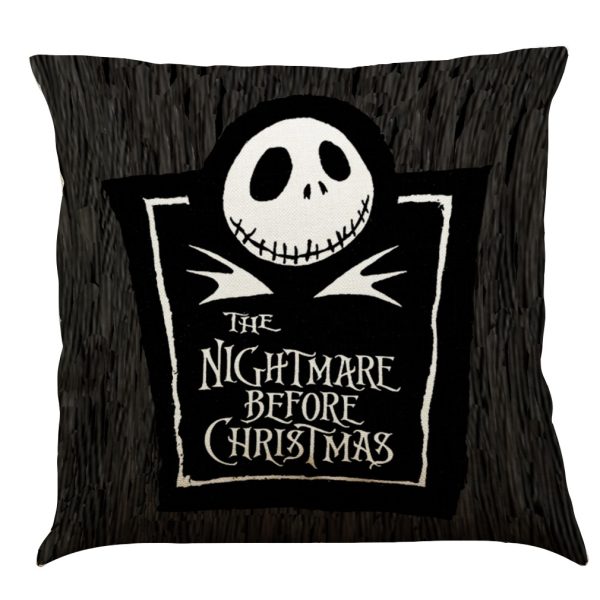 Halloween Cotton Linen Sofa Car Cushion Pillowcase - Image 33