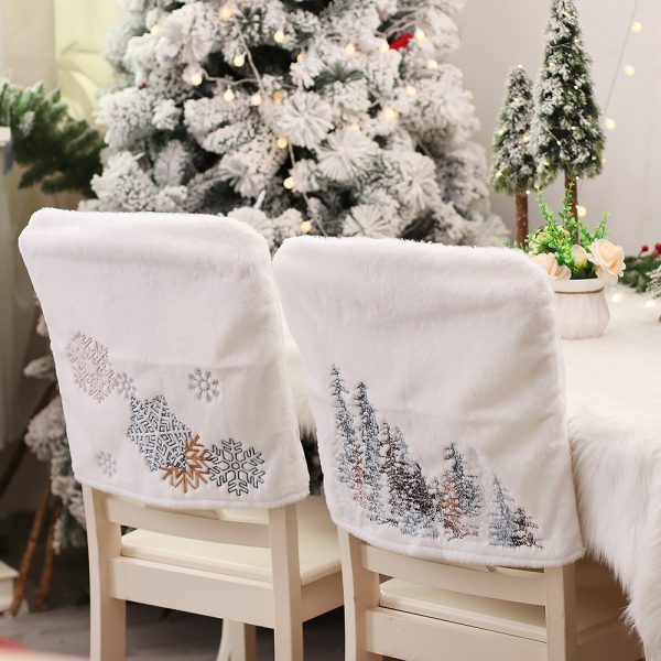 New Product Decorative Cartoon Plush Christmas Tree Chair Cover - Image 2