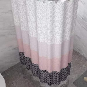 Polyester Waterproof And Mildew Proof Bathroom Partition Curtain Shower Curtain