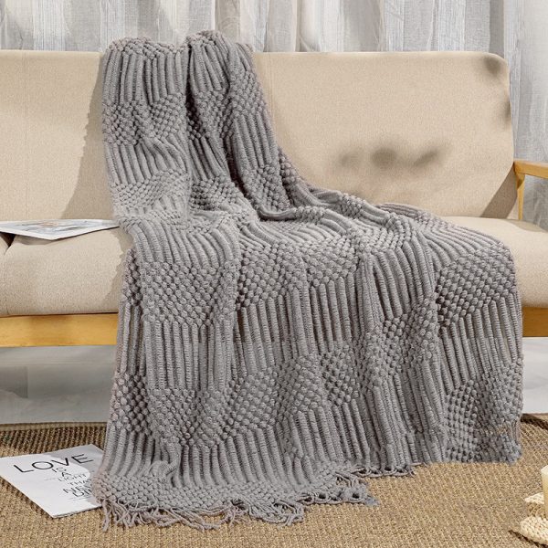 Home Simple Solid Color Air Conditioning Blanket - Image 5