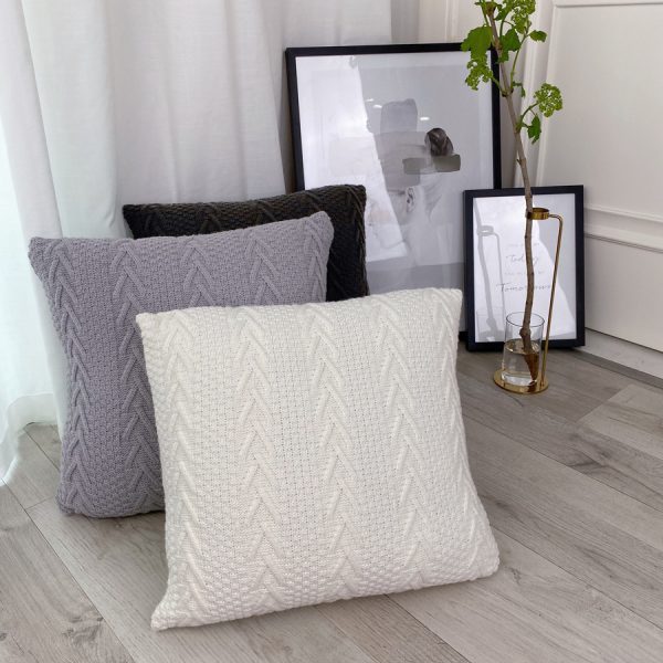 Nordic Knitted Pillow Sofa Nap Cushion - Image 6