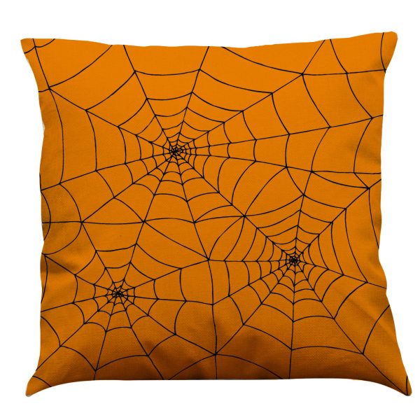 Halloween Cotton Linen Sofa Car Cushion Pillowcase - Image 15