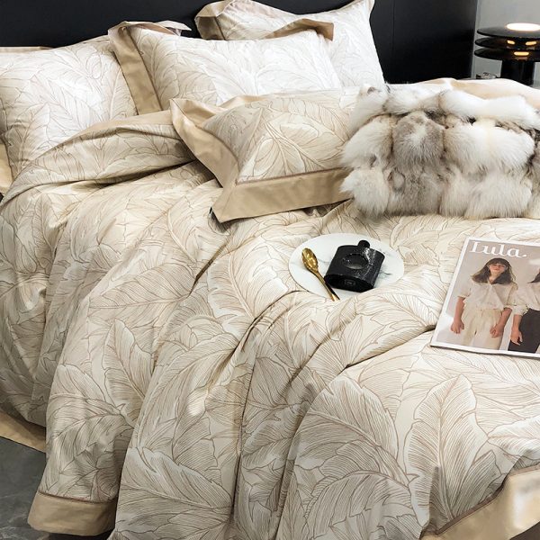 Long-staple Cotton Printed Four-piece Bedding Set Cotton Bedding - Image 18