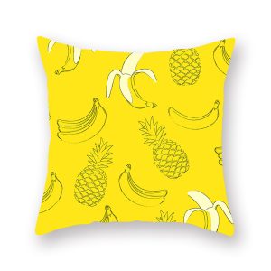 Home Bright Yellow Pineapple Pillow