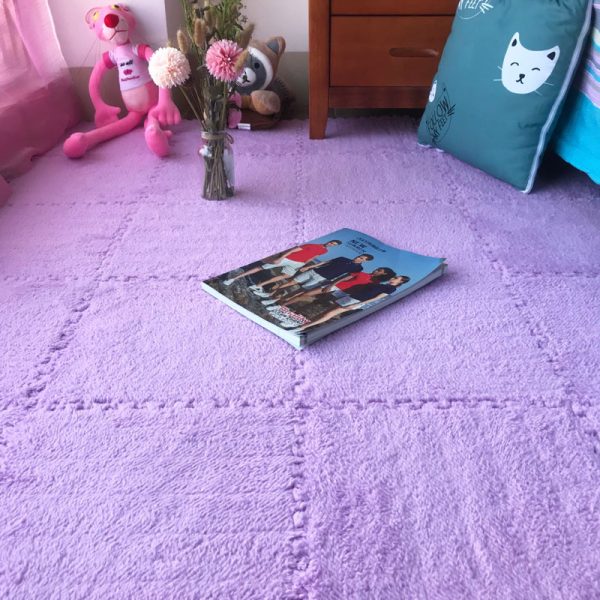 Large Area Room Cube Floor Mats Beside The Bed - Image 15