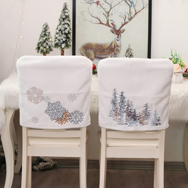 New Product Decorative Cartoon Plush Christmas Tree Chair Cover