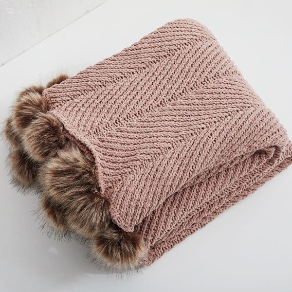 Hairball Chenille Super Soft Office Nap Blanket - Image 4