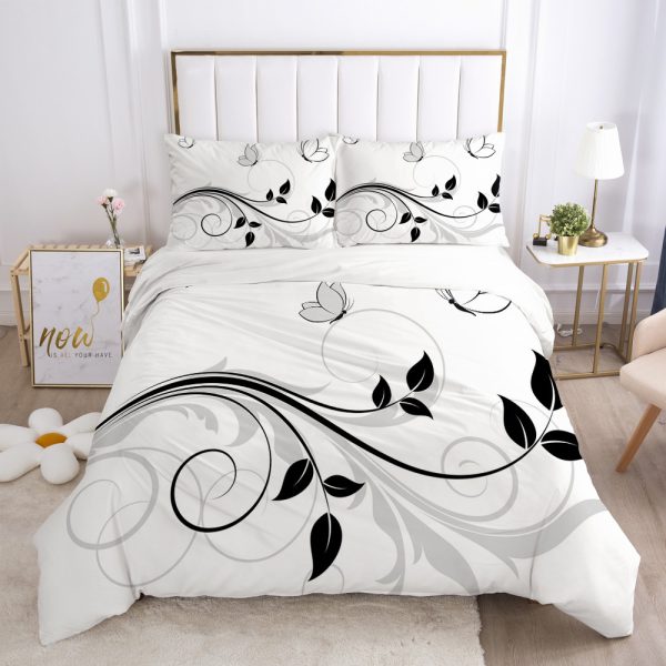 Home Fashion Minimalist Digital Printing Bedding - Image 3