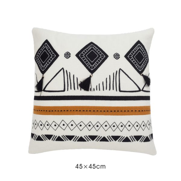 Net Red Sofa Pillow Moroccan Geometric Tassel Pillowcase - Image 3