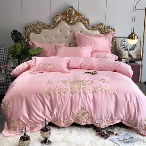 Four-piece Bed Full Cotton Pure  Sheet Style Luxury - Image 5