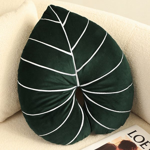 Green Plant Pillow Home Philodendron - Image 2