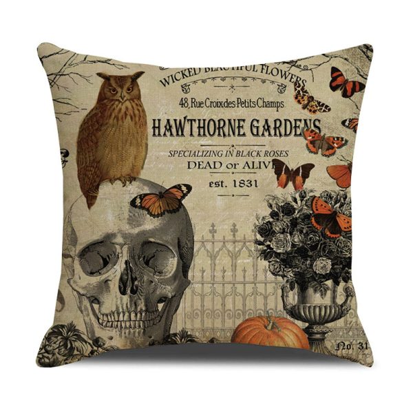 Home Halloween Skull Digital Printing Pillowcase - Image 4