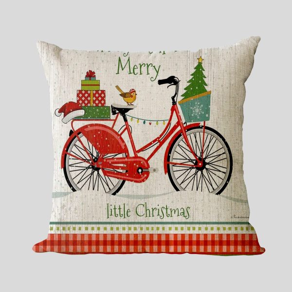 New Year Christmas Series Linen Pillowcase - Image 21