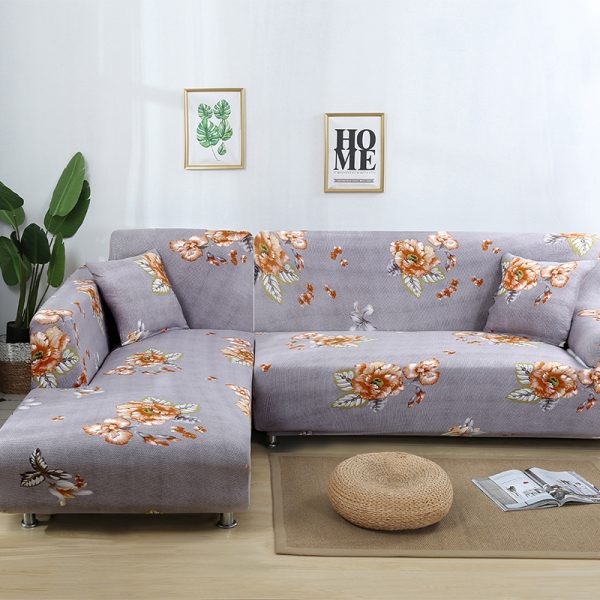 Home Fashion Stretch Print Modular Sofa Cover - Image 5