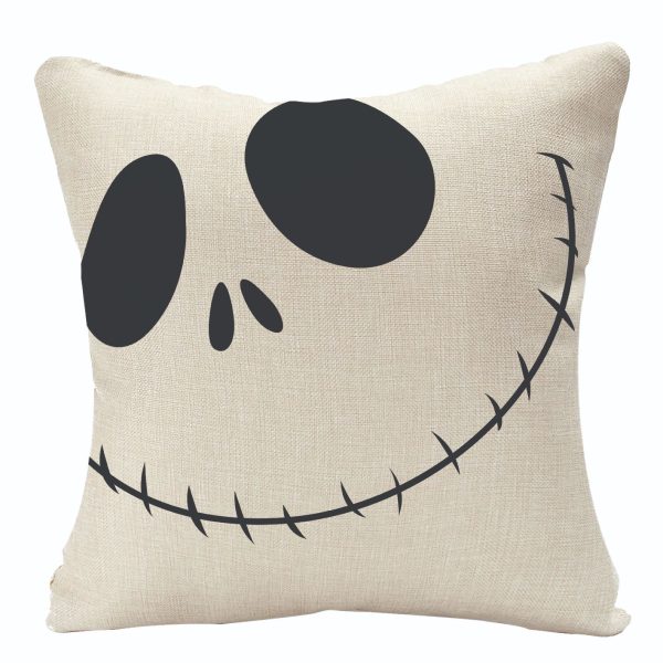 Home Fashion Halloween Linen Print Pillowcase - Image 2