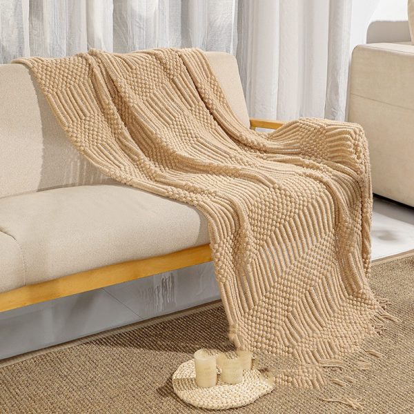 Home Simple Solid Color Air Conditioning Blanket