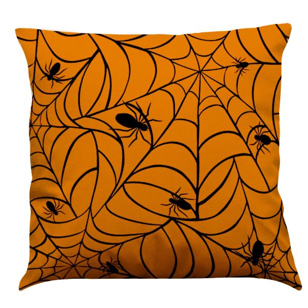 Halloween Cotton Linen Sofa Car Cushion Pillowcase - Image 20