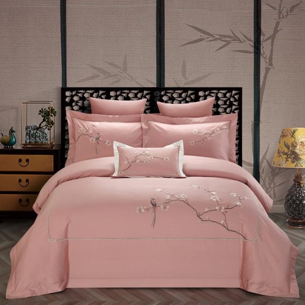 New Chinese Style Cotton 60s Long-staple Cotton Four-piece Cotton Embroidery Hotel Four-piece Hotel - Image 7