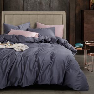 60s Long-staple Cotton Four-piece Pure Cotton Pure Color Simple Series Hotel Bedding