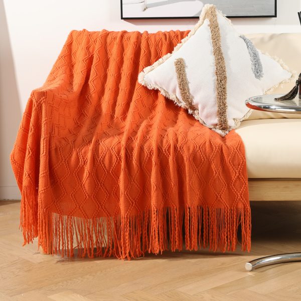 Nordic Office Nap Sofa Cover Knitting  Blanket - Image 3